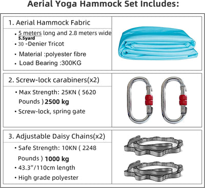 Aerial Yoga Hammock Set