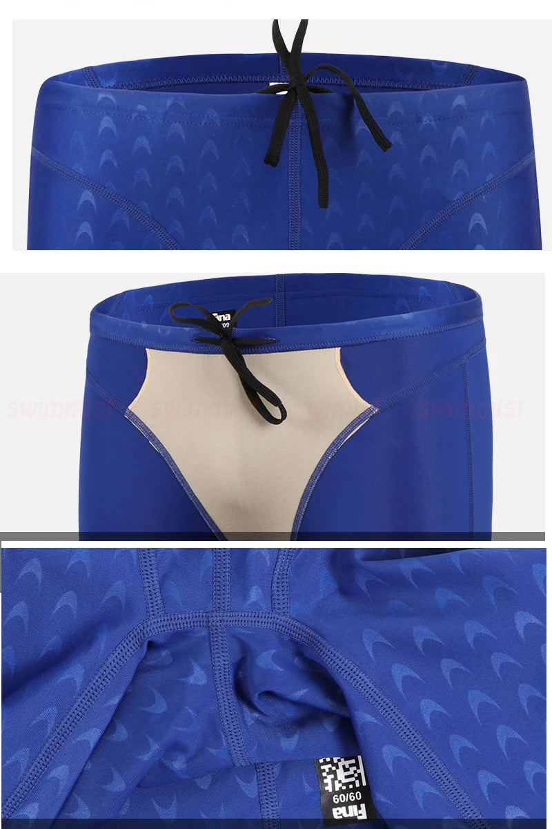 [FINA APPROVED] NWT YINGFA MEN'S BOYS 9205 COMPETITION TRAINING RACING JAMMERS PROFESSIONAL SWIMMING TRUNKS ALL SIZE [FREE SHIP] - Jscomfortzstore