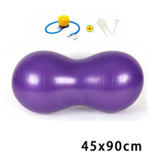 Load image into Gallery viewer, Anti-Burst Peanut Yoga Ball, Fitness Capsule, Balance Balls with Pump, Home Exercise Equipment, Gym Workout Training, THANKSLEE
