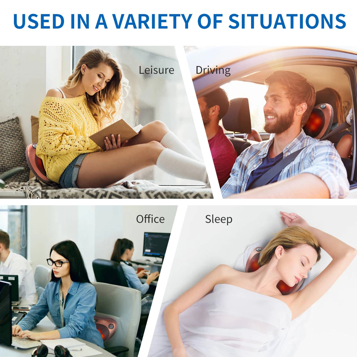 Electric Shoulder Massage Pillow for Head Relax - Jscomfortzstore