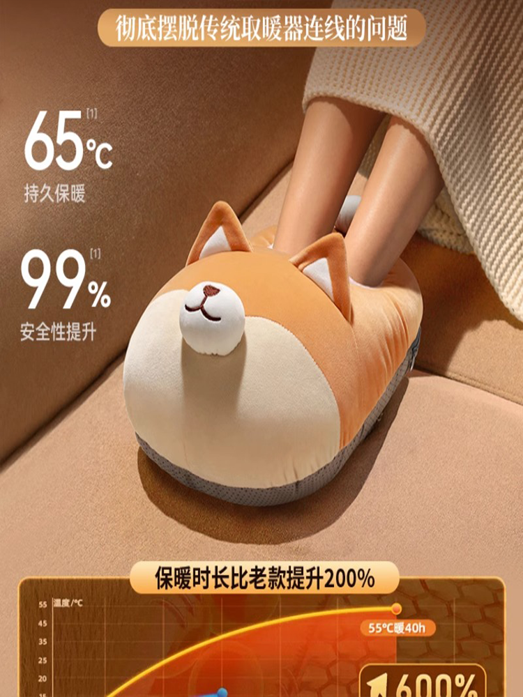 German Fantastic Foot Warming Appliance Winter Sleep Bed Dedicated Office Desk Charging Feet Warmer New Arrival Electric Hot Water Bag - Jscomfortzstore