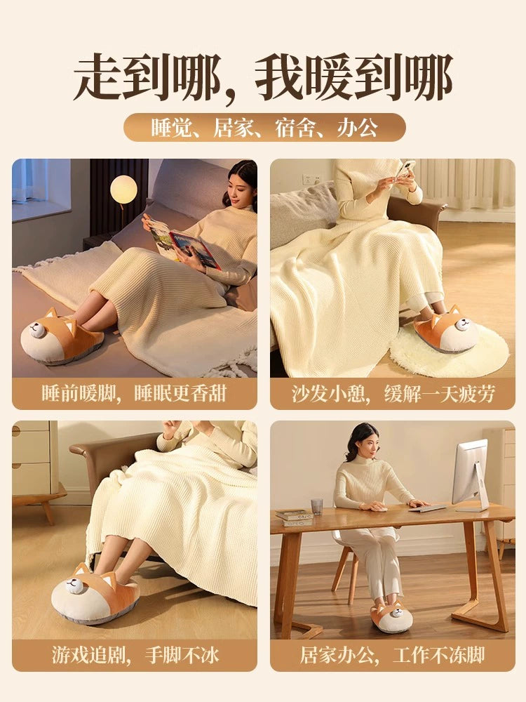 German Fantastic Foot Warming Appliance Winter Sleep Bed Dedicated Office Desk Charging Feet Warmer New Arrival Electric Hot Water Bag - Jscomfortzstore