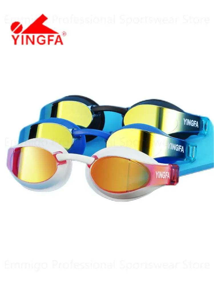 YINGFA Unisex Uv Protection Swimming Goggles High Quality Professional Racing Swim Eyewear For Competition,Silicone Diving Glass - Jscomfortzstore