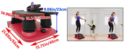 Steppers for Exercise Stair Stepper Stepper Climber Fitness Machine with Resistance Bands Stair Stepper Exercise Equipment Mini - Jscomfortzstore