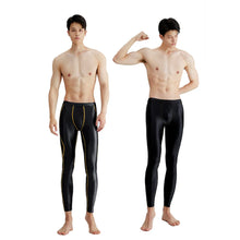 Load image into Gallery viewer, AMORESY-Ares Series Nude Men&#39;s Leggings, Basketball, Football, Breathable, High Brightness, Tight Elastic Fitness Pants,Leggings
