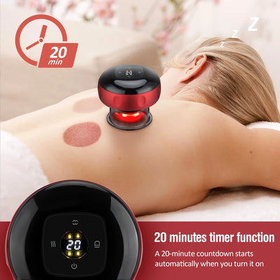 Electric cupping massager