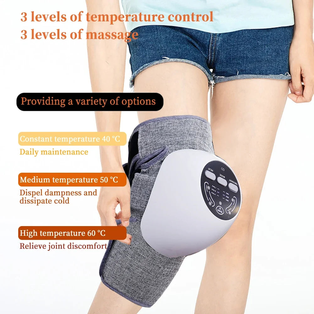 12-Mode Dual Channel EMS Knee Massager 12mode Knee Massager