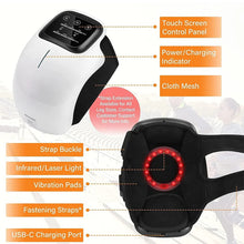 Load image into Gallery viewer, Knee Massager Infrared Heat and Vibration Knee Pain Relief for Swelling Stiff Joints Stretched Ligament and Muscles Injuries
