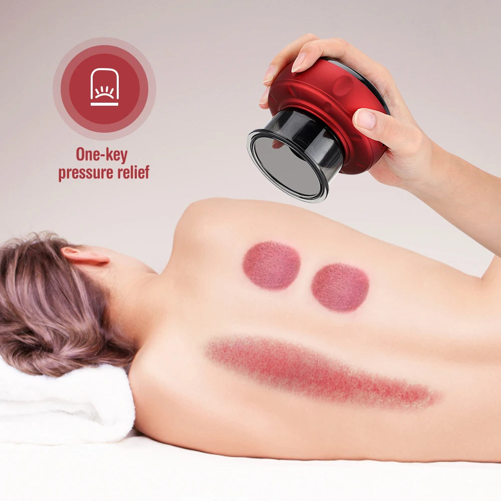 Electric cupping massager