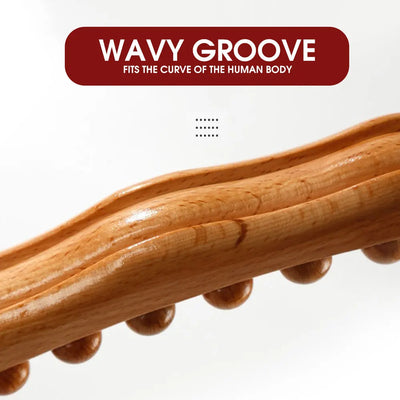 Beech Wood Massage Stick