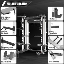 Load image into Gallery viewer, All-in-One Power Rack F22, Squat Rack Home Gym Fitness, A Standard Strength Training Half Rack Power Cage
