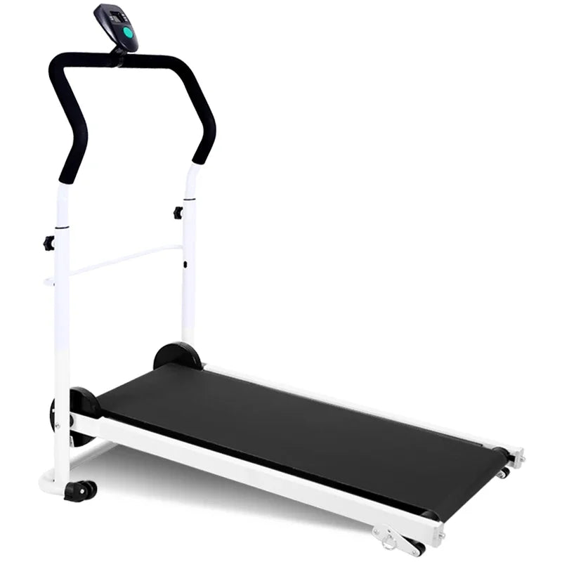 Treadmill Home Small Fitness Equipment Mini Folding Style Lengthened Stepper Three-in-one Multi-function Manual Adjustment XB - Jscomfortzstore