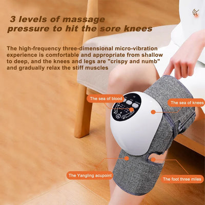 12-Mode Dual Channel EMS Knee Massager 12mode Knee Massager