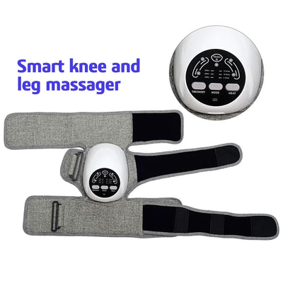 12-Mode Dual Channel EMS Knee Massager 12mode Knee Massager