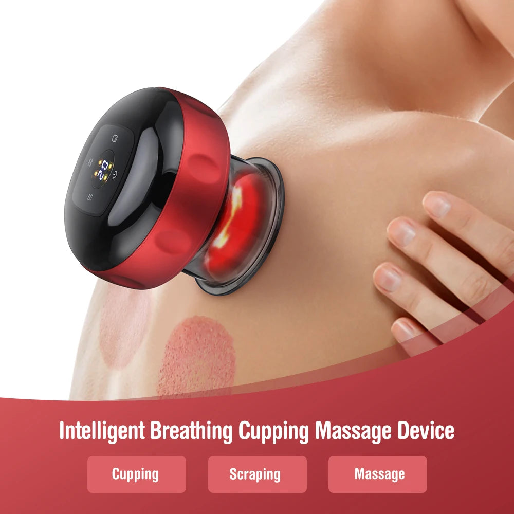 Electric cupping massager