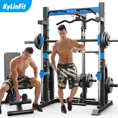 Kylinfit Professional Home Use Fitness Equipment Bench Press Multi-functional 3d Smith Machine Gym Squat Rack - Jscomfortzstore