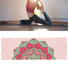 Load image into Gallery viewer, Hot Yoga Mat Towel 185*61cm Printed Yoga Towel Non slip Fitness Workout Mat Cover For Pilates Gym Yoga Blankets
