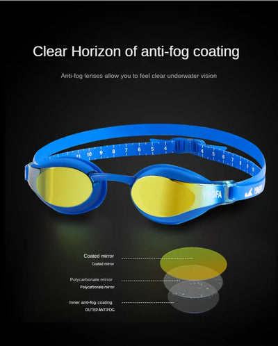 YINGFA Unisex Uv Protection Swimming Goggles High Quality Professional Racing Swim Eyewear For Competition,Silicone Diving Glass - Jscomfortzstore