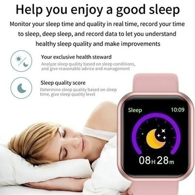 Multifunctional Bluetooth Y68 Smartwatch Sleep Monitoring - Jscomfortzstore