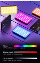 Load image into Gallery viewer, RGB Full-Color LED Panel Light with CRI 95+ for Photography &amp; Creative Scenes
