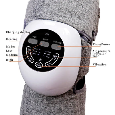 12-Mode Dual Channel EMS Knee Massager 12mode Knee Massager