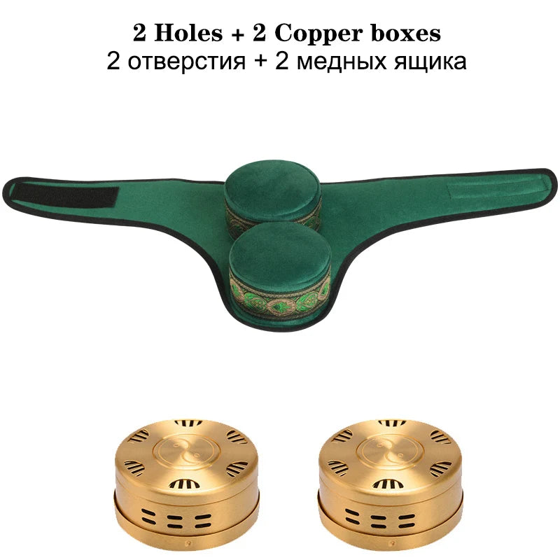 Copper moxa therapy device