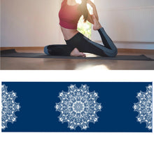 Load image into Gallery viewer, Hot Yoga Mat Towel 185*61cm Printed Yoga Towel Non slip Fitness Workout Mat Cover For Pilates Gym Yoga Blankets
