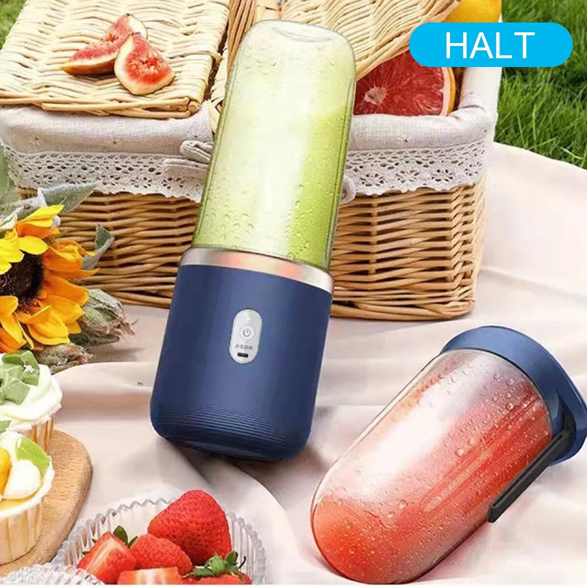 6 Blades Multifunction Electric Portable Blender Bottle - Jscomfortzstore