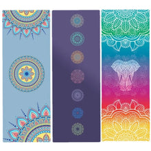 Load image into Gallery viewer, Hot Yoga Mat Towel 185*61cm Printed Yoga Towel Non slip Fitness Workout Mat Cover For Pilates Gym Yoga Blankets
