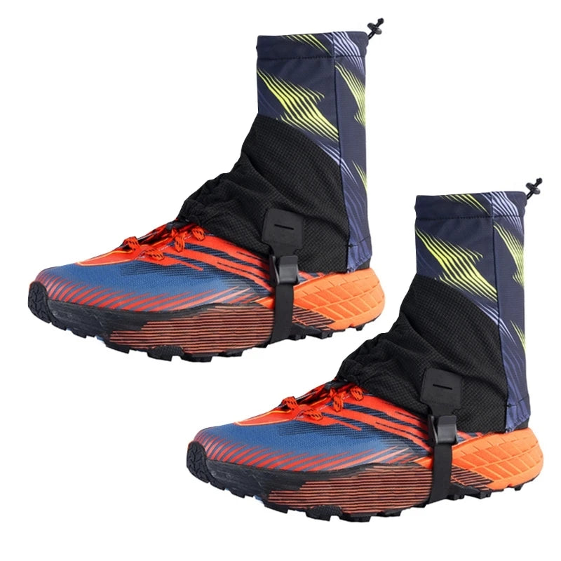 Light weights Waterproofs Ankle Gaiters Low Ankle Gaters Protective Shoe Cover Boot Guard for Hiking Walking Backpacking 24BD - Jscomfortzstore