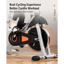 Load image into Gallery viewer, YOSUDA Indoor Cycling Bike Brake Pad/Magnetic Stationary Bike - Cycle Bike with Ipad Mount &amp; Comfortable Seat Cushion
