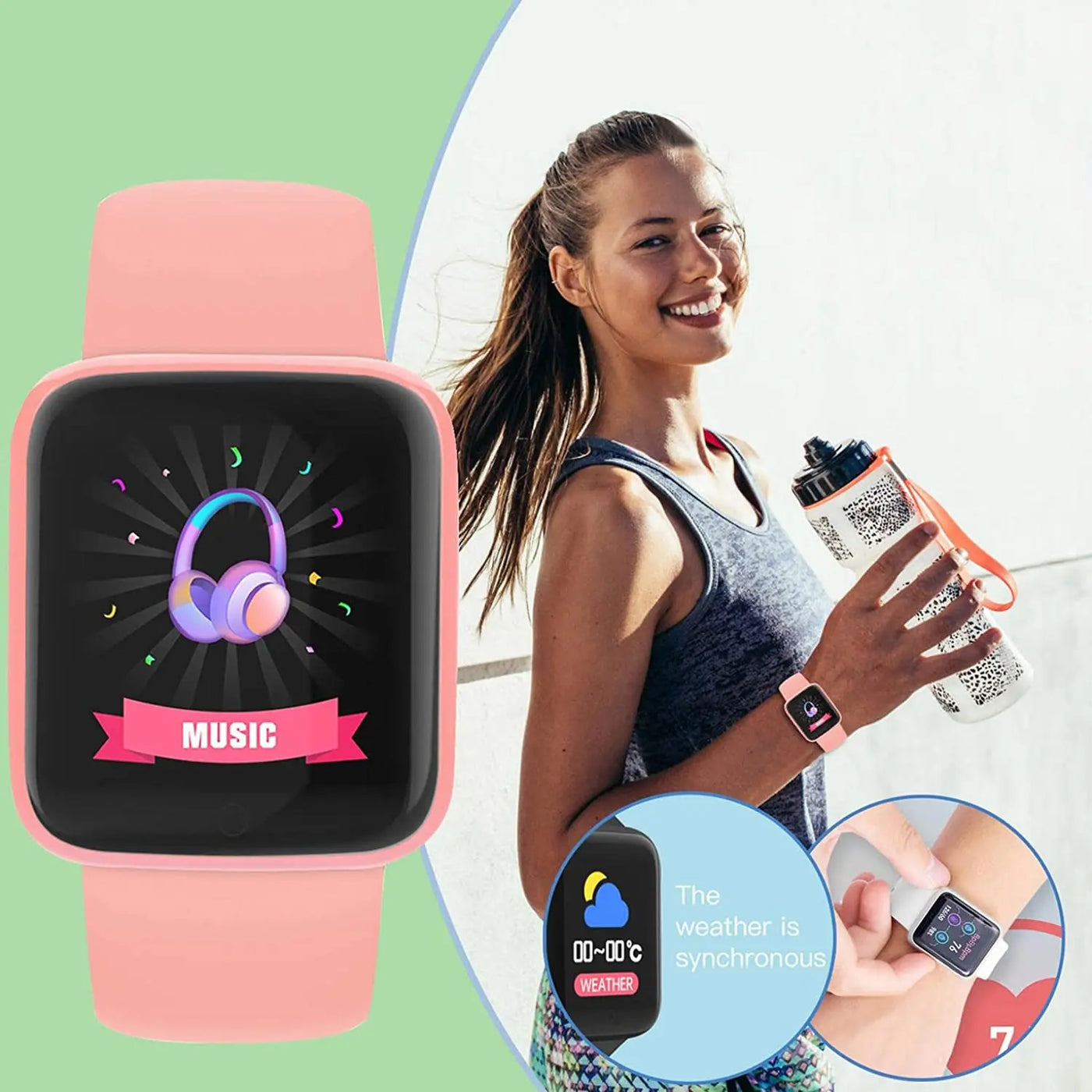 Multifunctional Bluetooth Y68 Smartwatch Sleep Monitoring - Jscomfortzstore