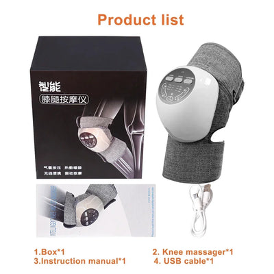 12-Mode Dual Channel EMS Knee Massager 12mode Knee Massager