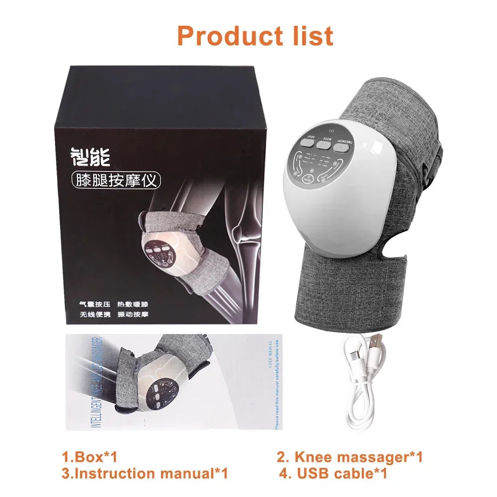 12-Mode Dual Channel EMS Knee Massager