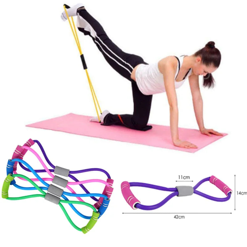 Slimming Yoga Rubber Resistance Band Workout Fitness Chest Expander Elastic Band for Home Sports Exercise Expander for Breast - Jscomfortzstore