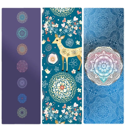 Hot Yoga Mat Towel 185*61cm Printed Yoga Towel Non slip Fitness Workout Mat Cover For Pilates Gym Yoga Blankets - Jscomfortzstore