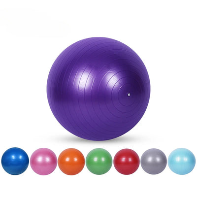 Sports Yoga Balls Balance Pilates Fitness Ball with Pump Anti-Burst & Anti-Slip Gym Exercise Workout Body Building Massage - Jscomfortzstore