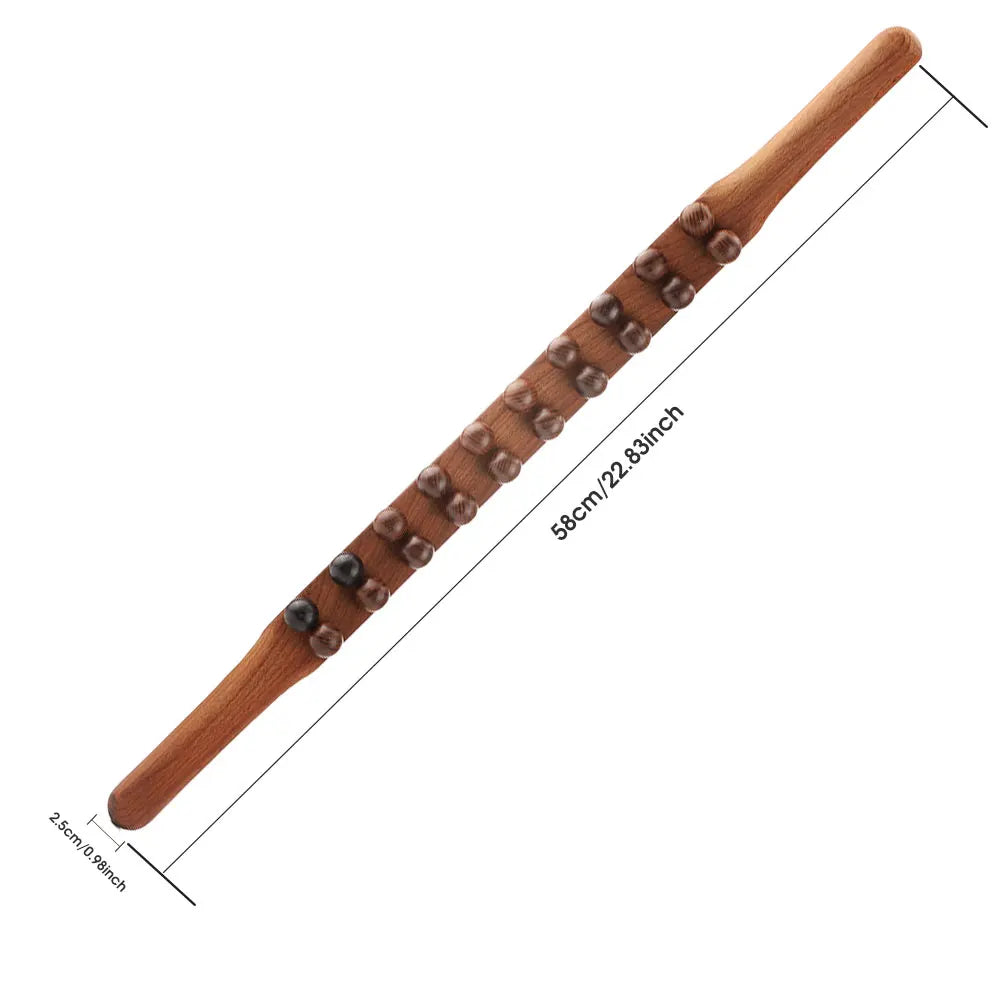 Beech Wood Massage Stick