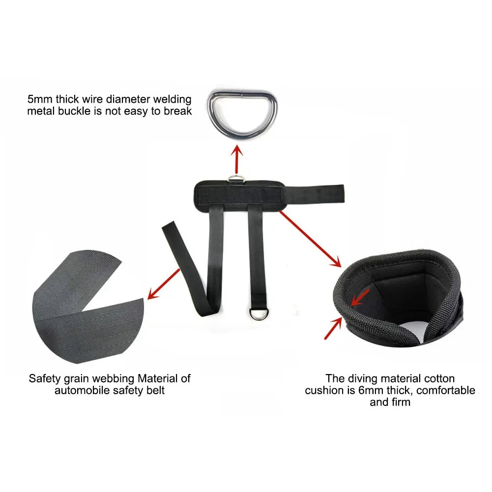 Adjustable dumbbell straps