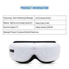 Load image into Gallery viewer, Hot Selling Factory Air Pressure Vibration For Eye Relief Heat Compress Eye Care MINI With Music Digital Eye Massager
