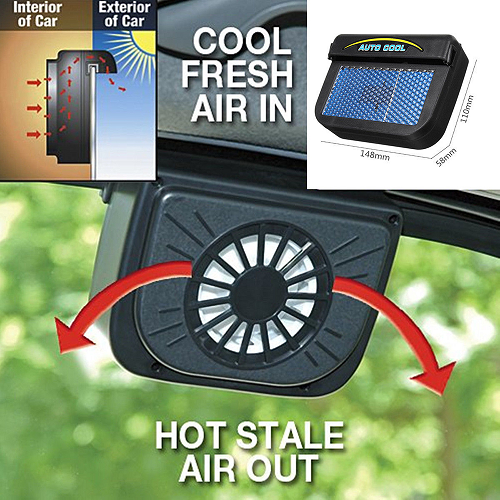 Solar Power Auto Cooling Fan - Jscomfortzstore