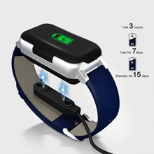 Load image into Gallery viewer, 2-In-1 Wireless Bluethooth Headset &amp; Smart Bracelet
