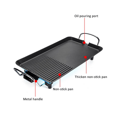 NONSTICK ELECTRIC GRILL PAN - Jscomfortzstore