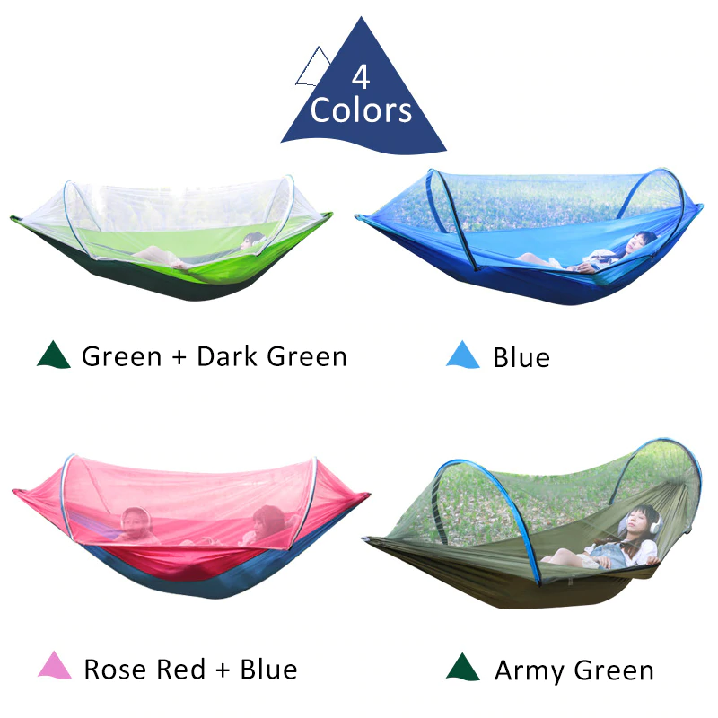 LockMesh+ Camping Netted Hammock - Jscomfortzstore