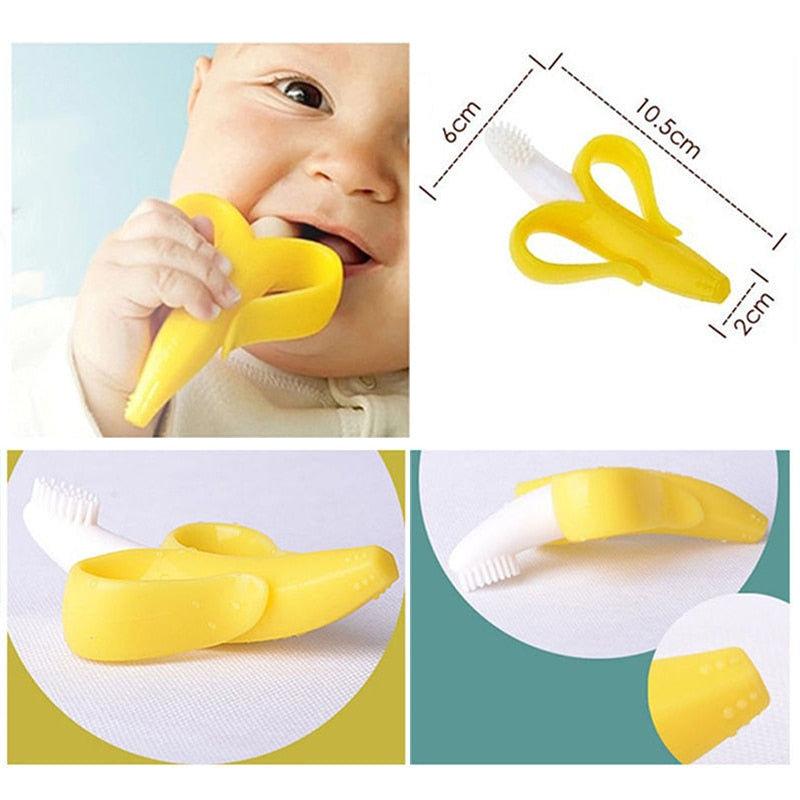 Baby Teether Chew Toys Toothbrush BPA Free - Jscomfortzstore