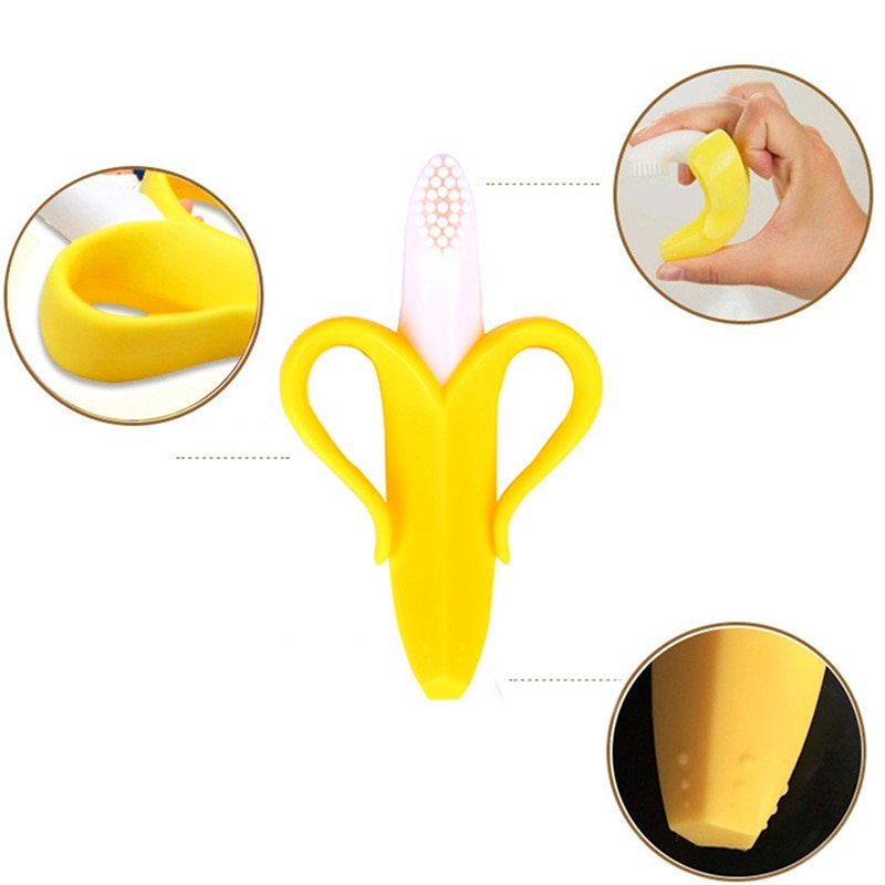 Baby Teether Chew Toys Toothbrush BPA Free - Jscomfortzstore