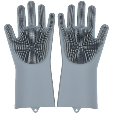 Silicone dish washing gloves