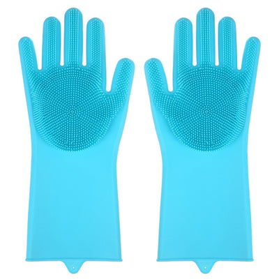 Silicone dish washing gloves