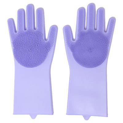 Silicone dish washing gloves