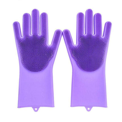 Silicone dish washing gloves